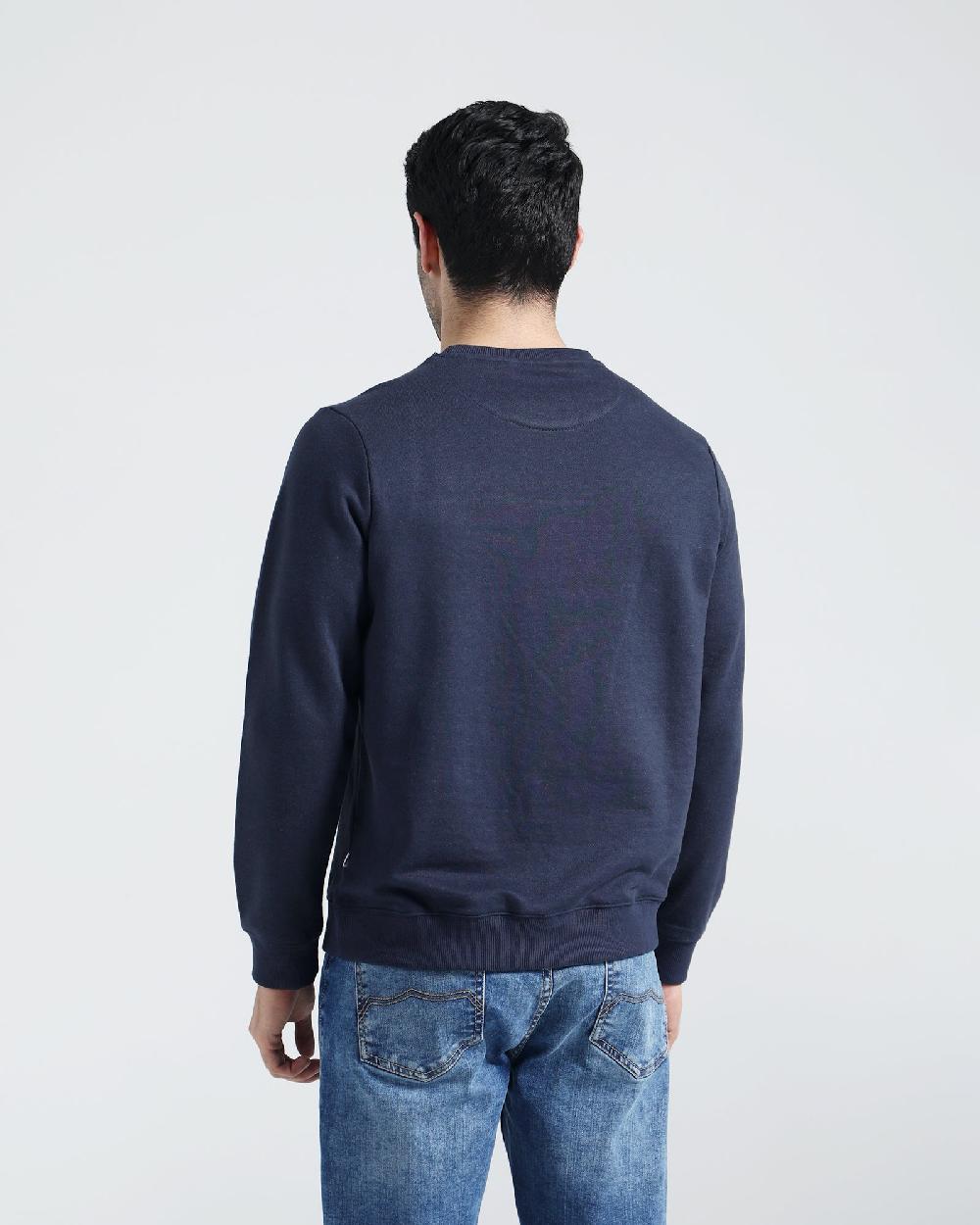 Engine Typography Sweat Shirt FT4157-00L-NVY
