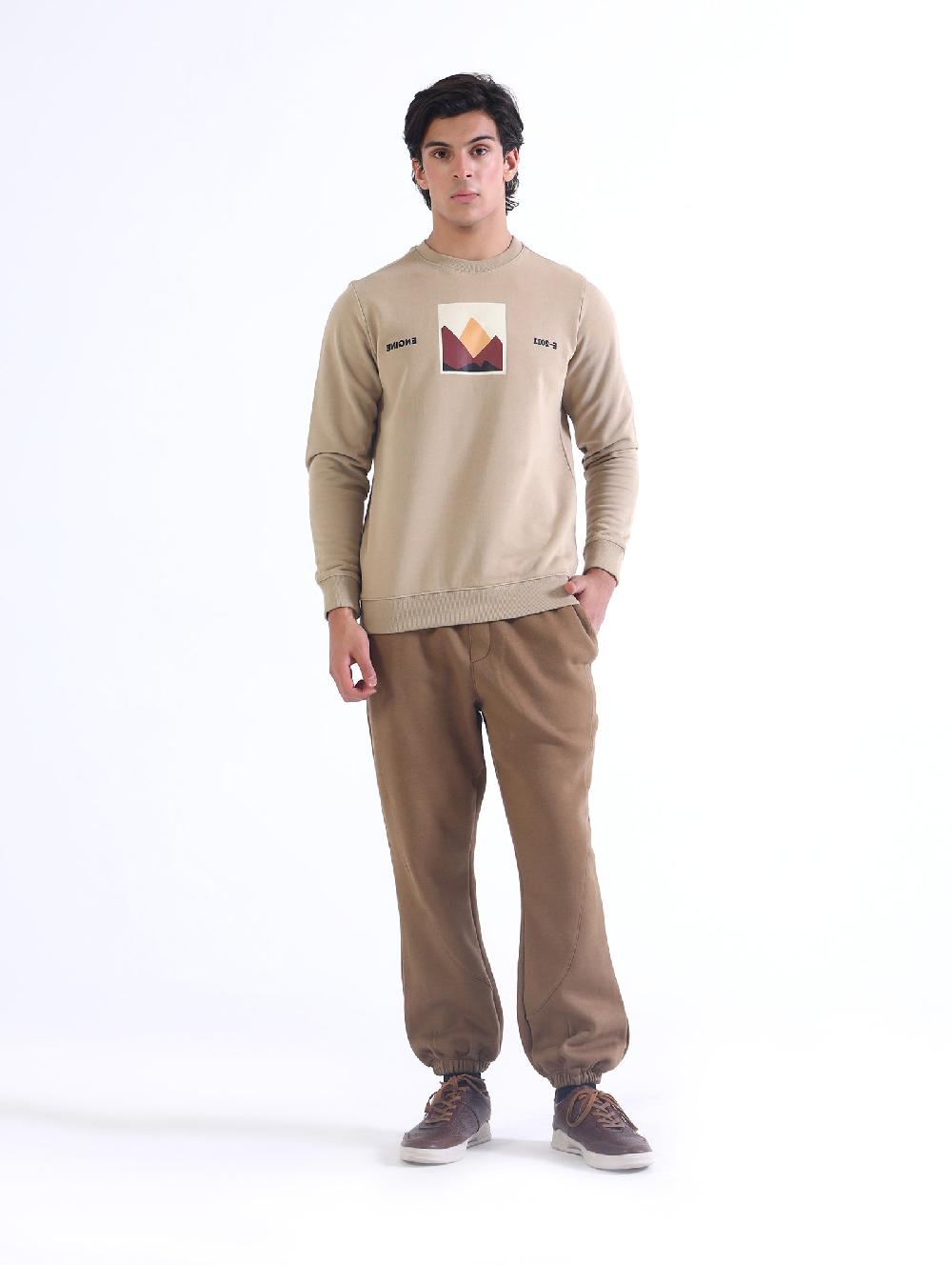 Engine Typography SweatShirt MT4213-00S-BGE