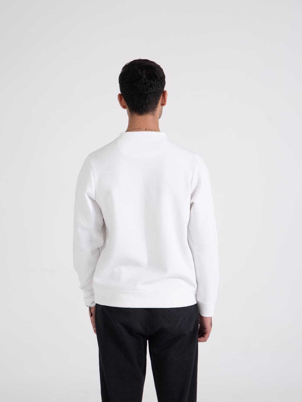 Engine Typography SweatShirt MT4217-00L-WHT