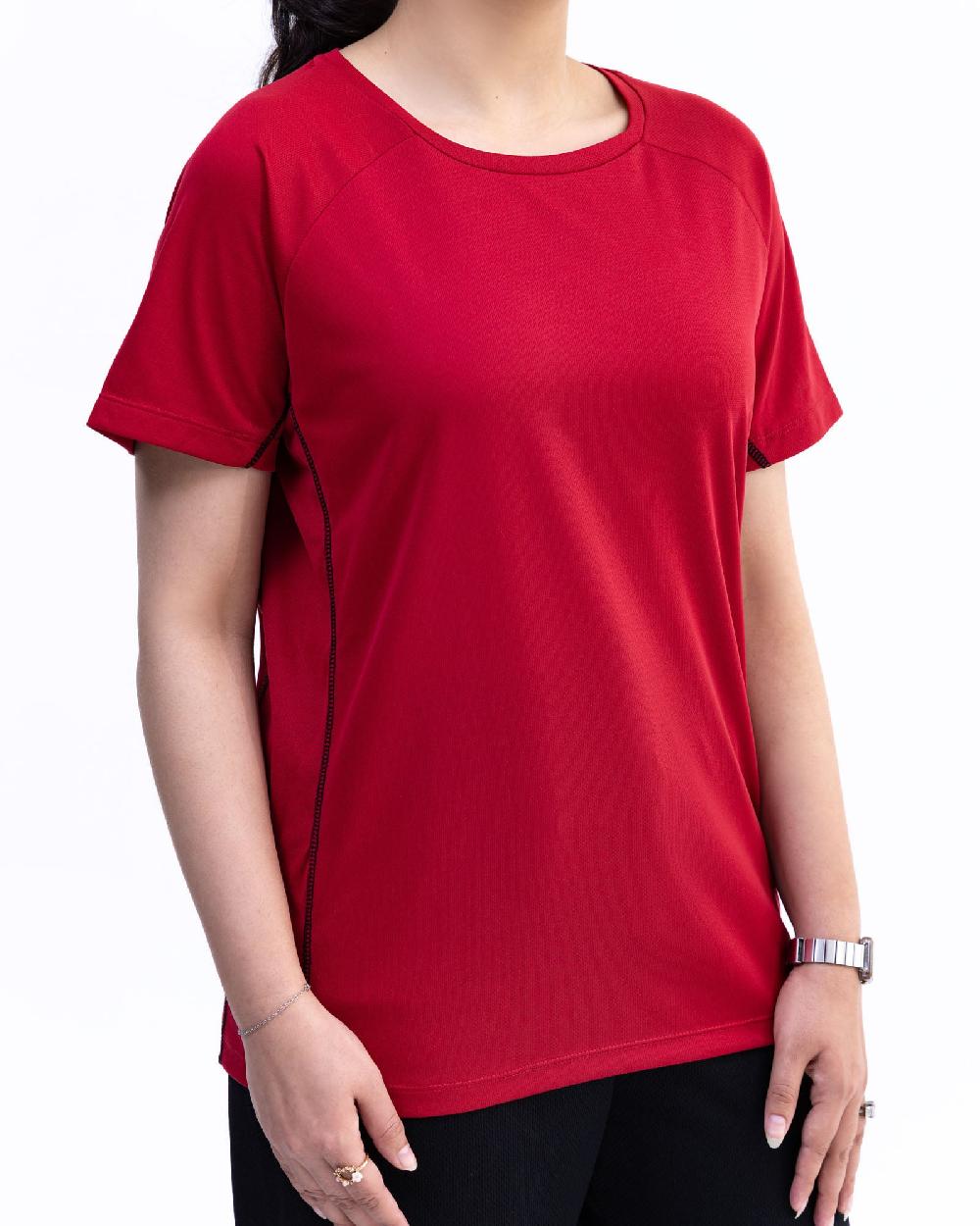 Engine Women Active Wear Tee LT4078-00L-RED