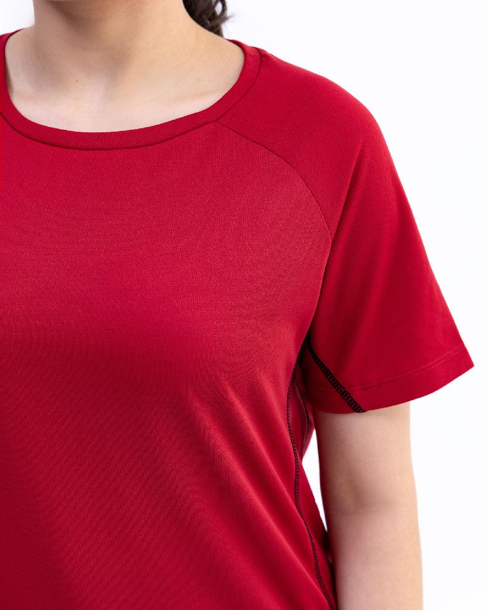 Engine Women Active Wear Tee LT4078-00L-RED