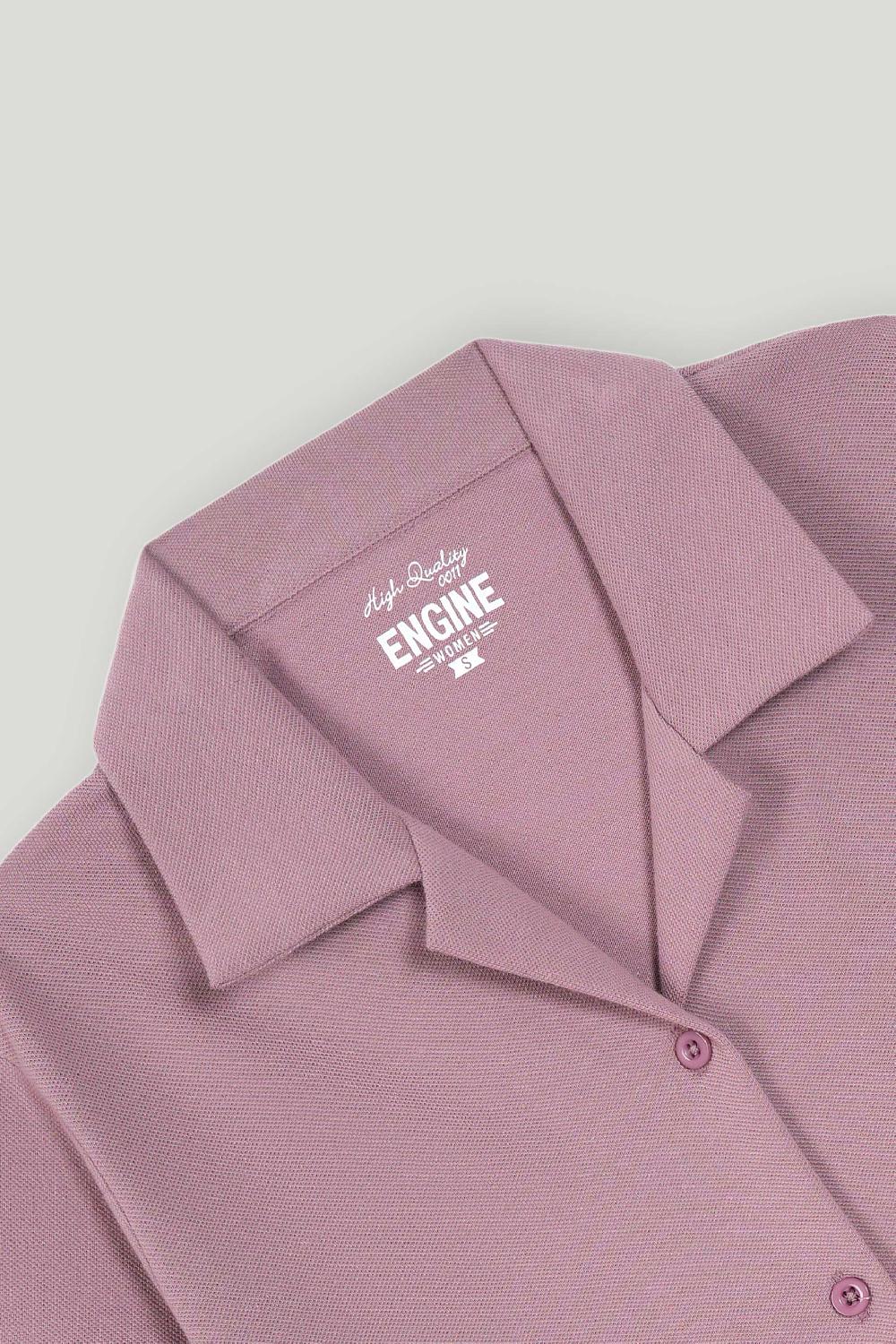 Engine Women Button Down FLT314-00L-BRP