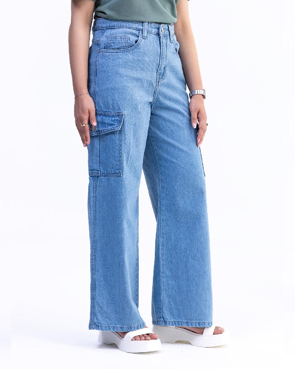 Engine Women Cargo Denim LD5011-026-LBL