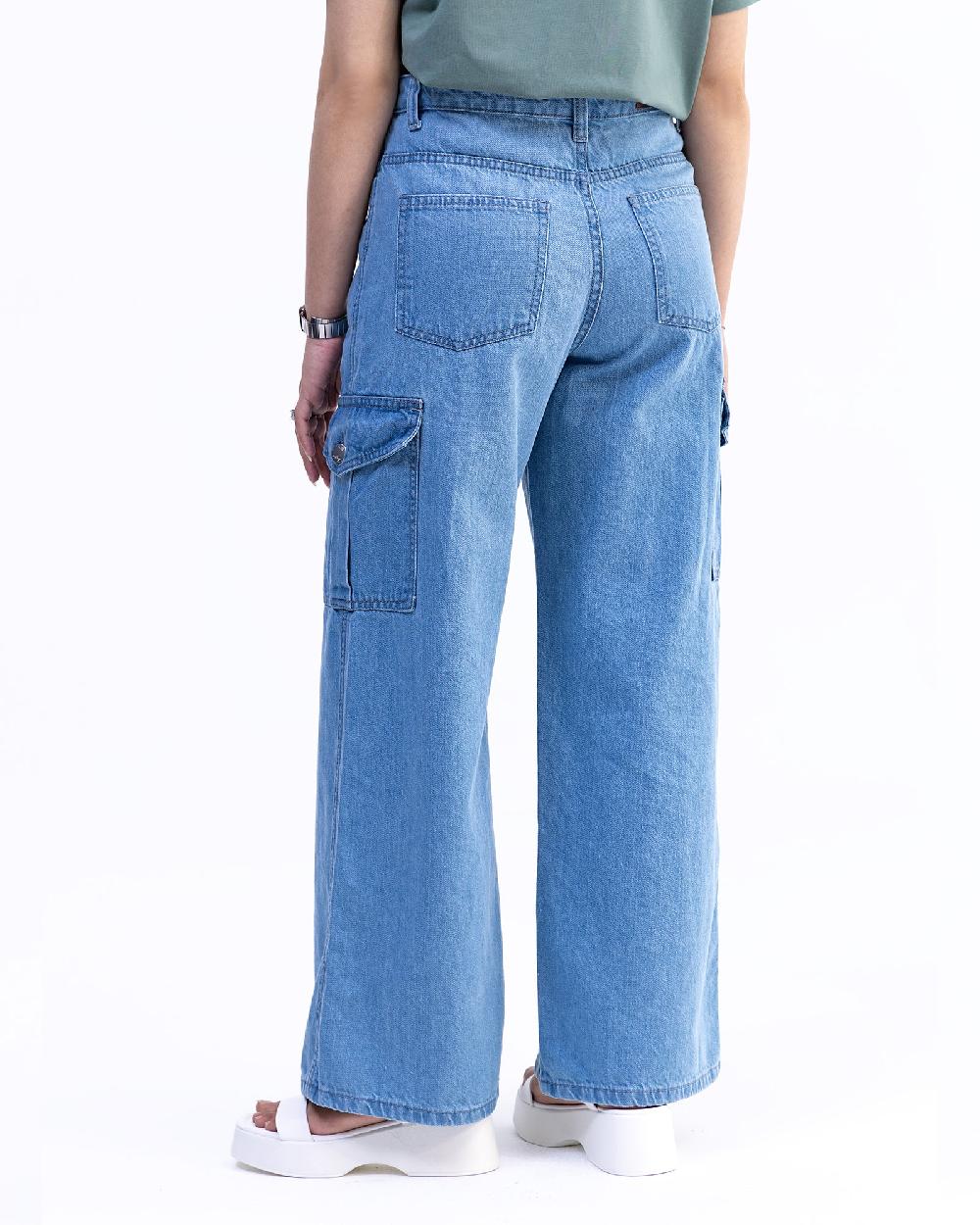 Engine Women Cargo Denim LD5011-026-LBL