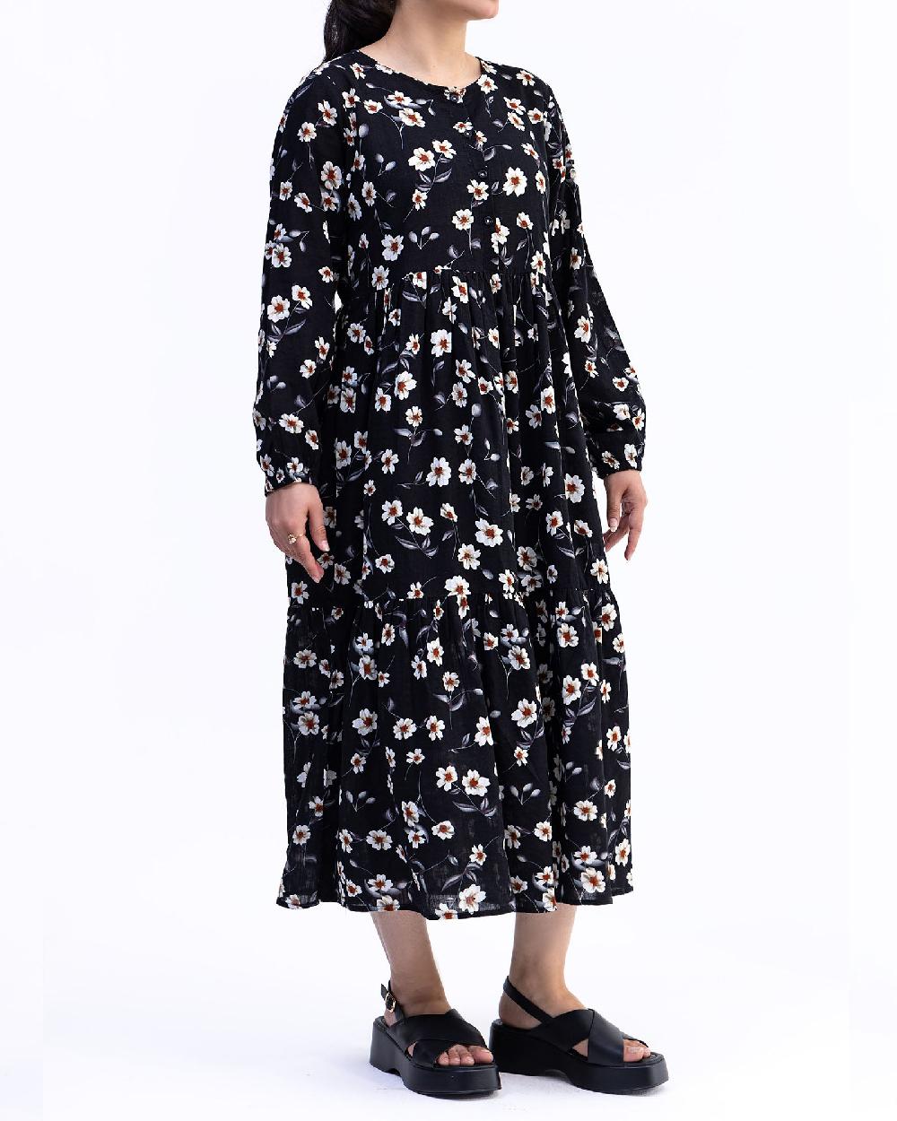 Engine Women Dress FLO157-00S-BLK