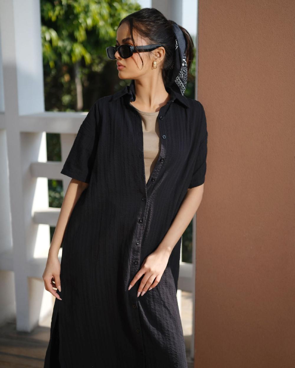 Engine Women Dress LO5008-00M-BLK