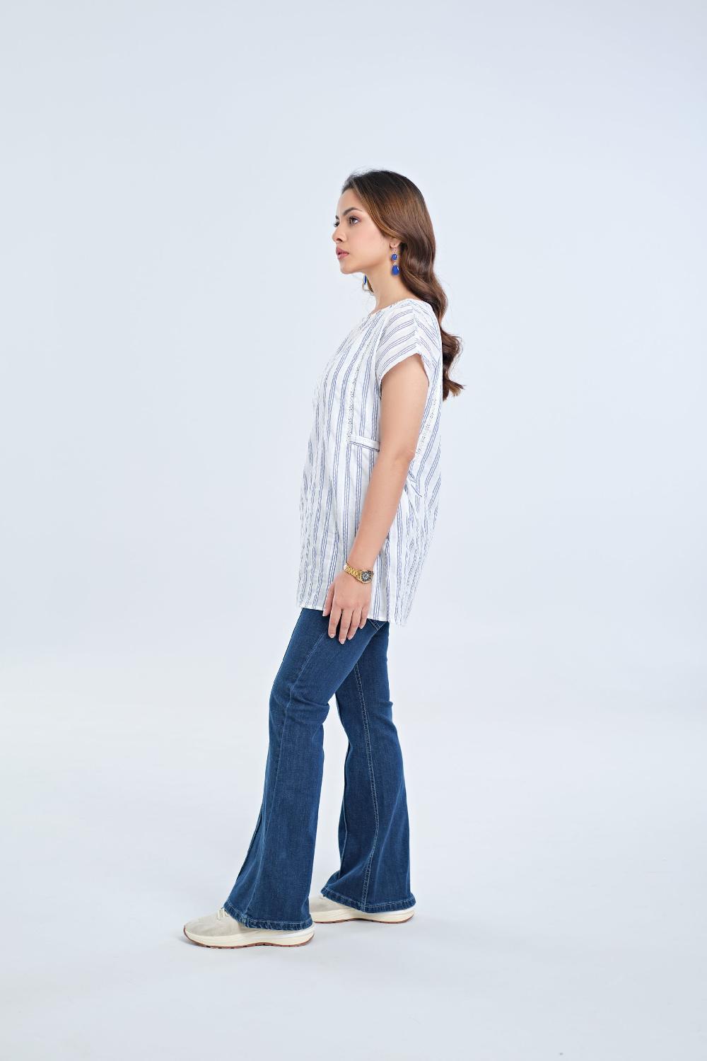 Engine Women Fashion Mid-Length Top LO4046-00S-WHT