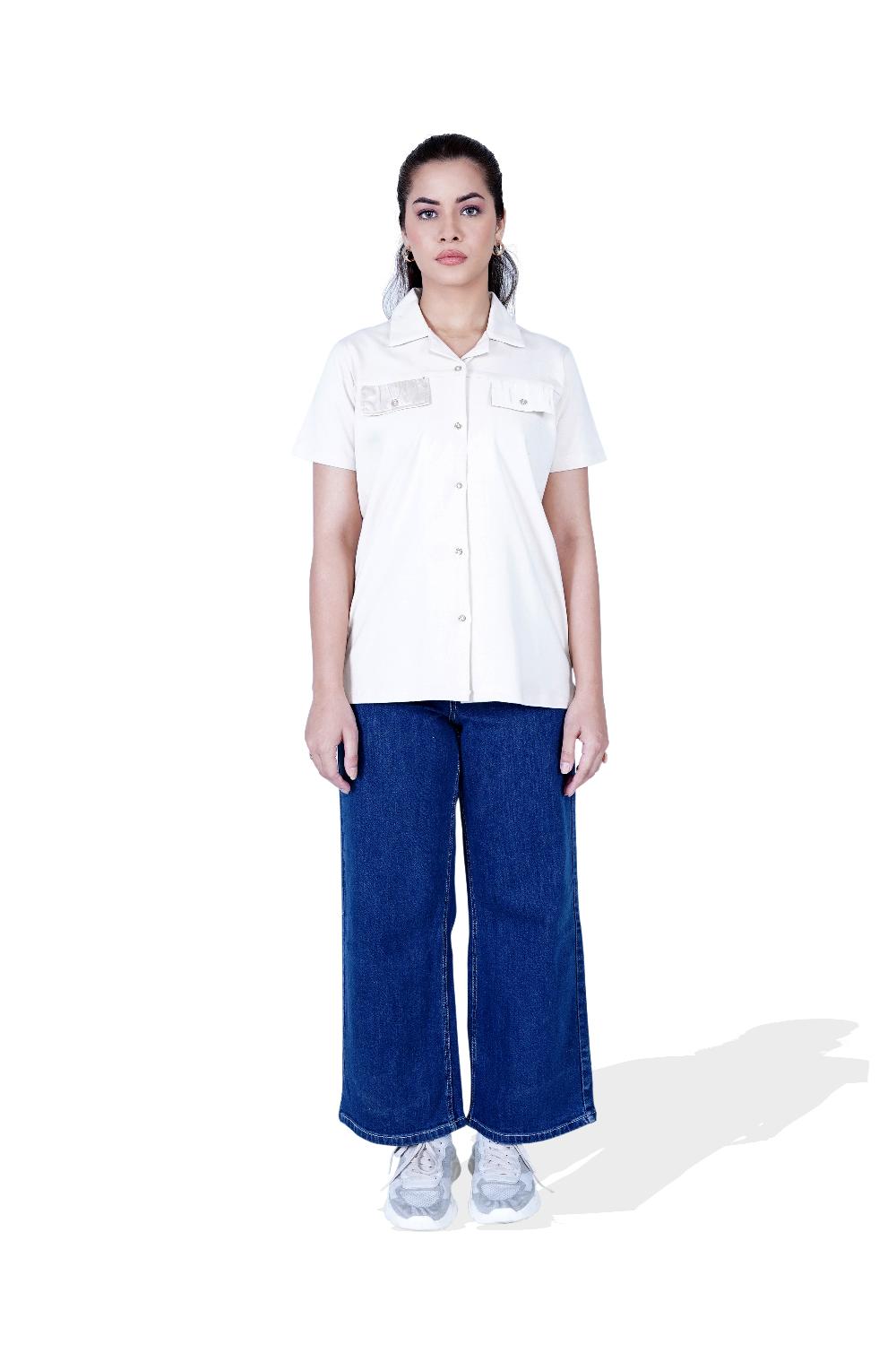engine Women Fashion Top LT4028-00S-BGE