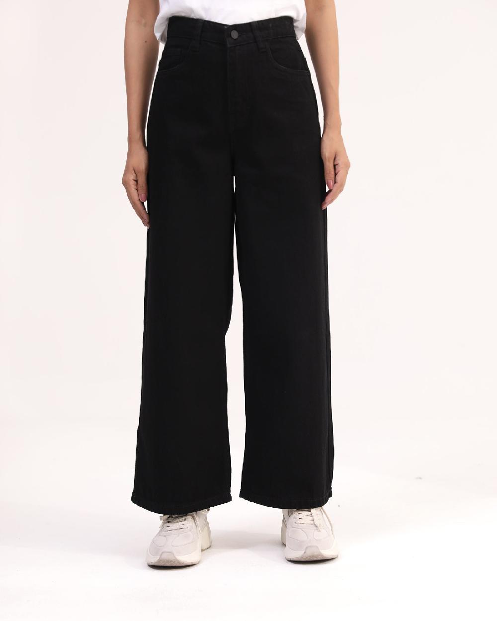 engine Women Flared Denim FLD084-026-BLK