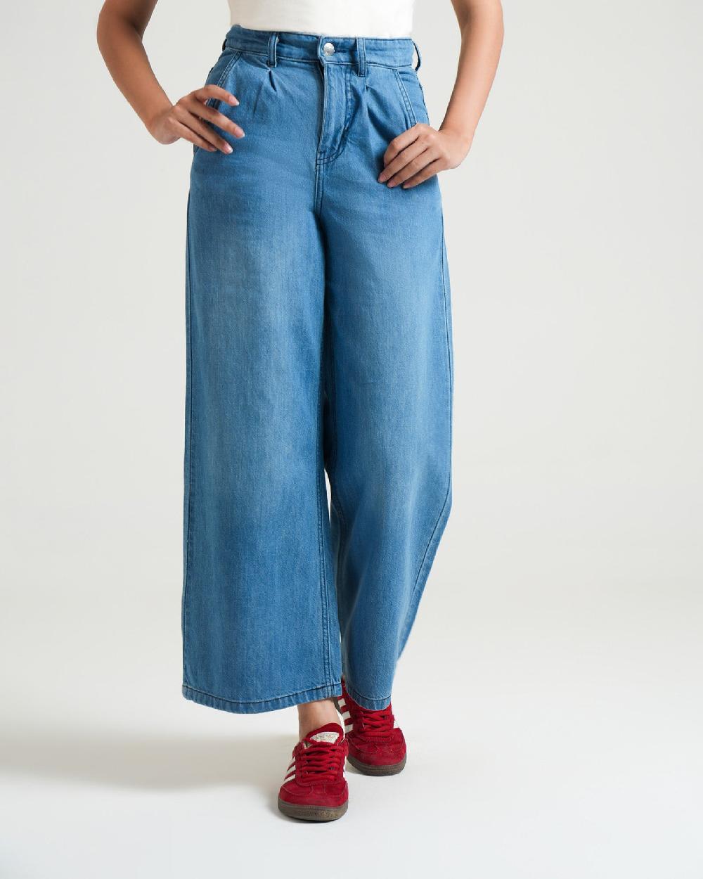 Engine Women Flared Denim LD5010-026-LBL