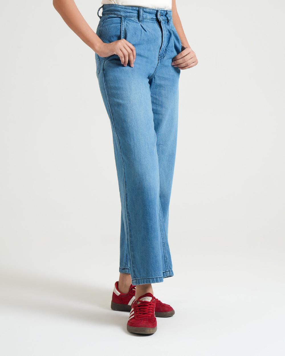 Engine Women Flared Denim LD5010-026-LBL