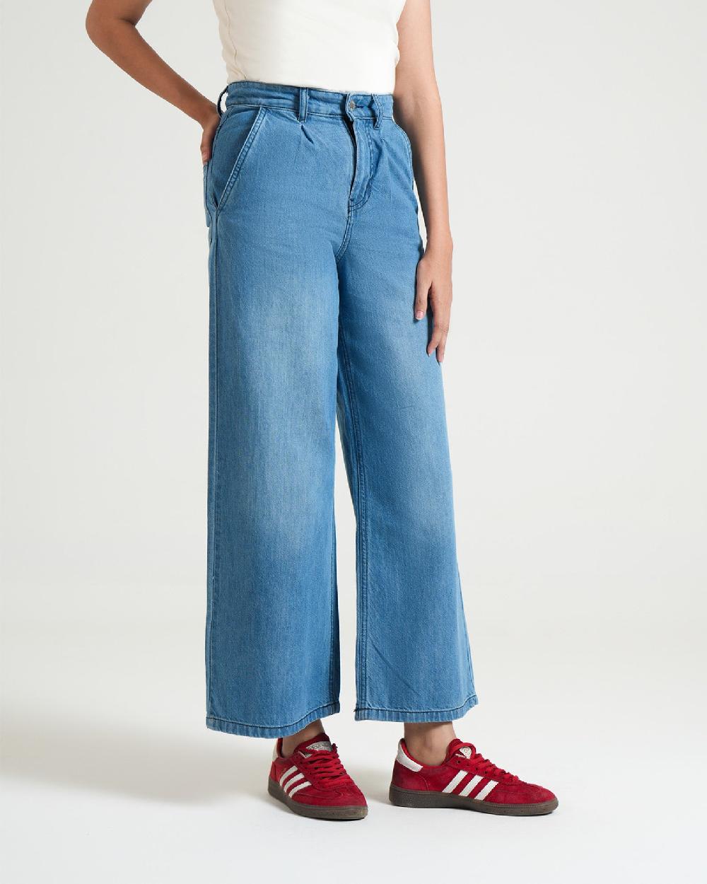 Engine Women Flared Denim LD5010-026-LBL