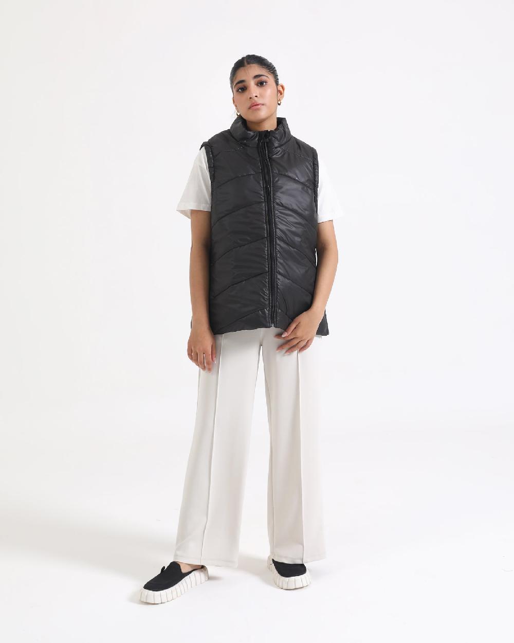 Engine Women Gilet Jacket LJ4002-00S-BLK