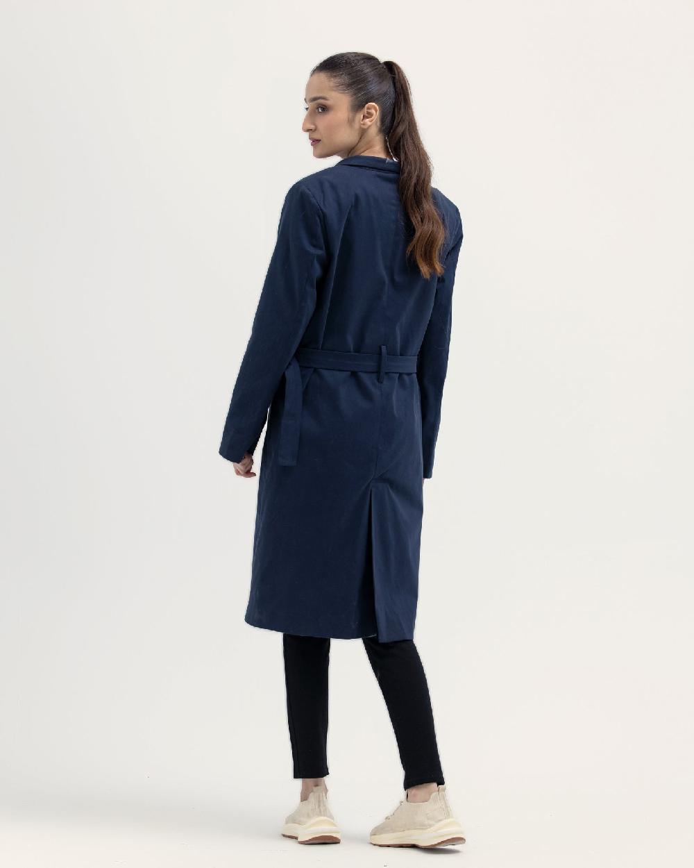 Engine Women Long Coat LZ3001-00S-NVY