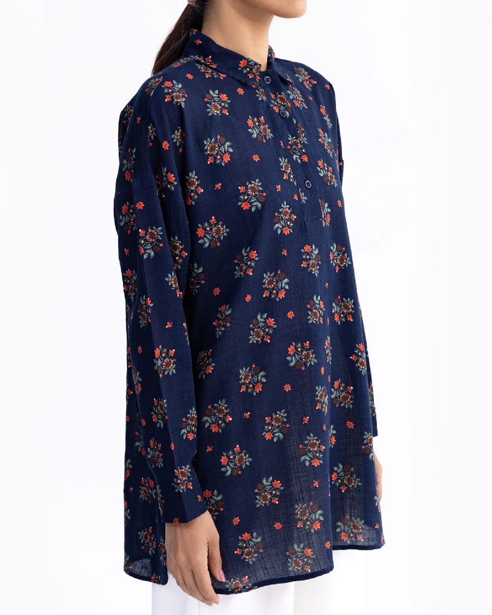 Engine Women Mid-Length Top FLO151-00S-BLU