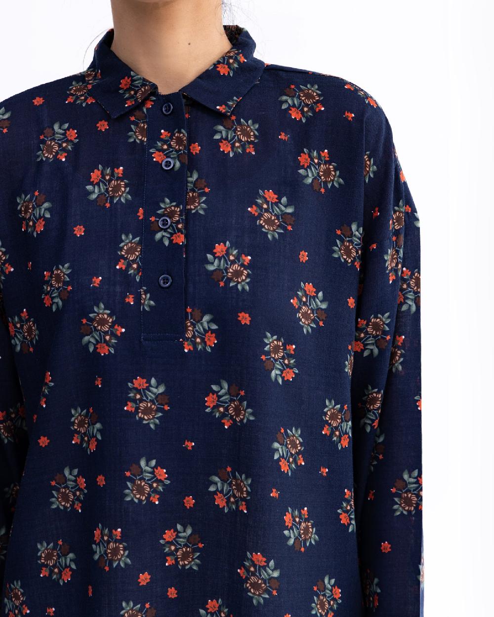 Engine Women Mid-Length Top FLO151-00S-BLU