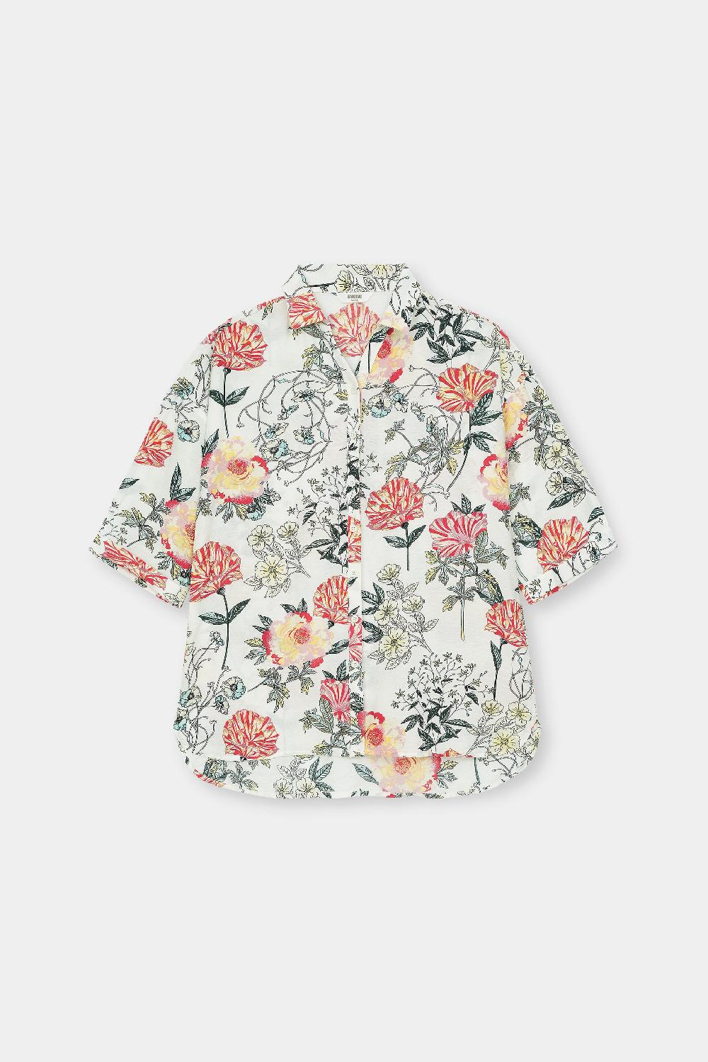 engine Women Mid-Length Top FLO179-00L-WHT