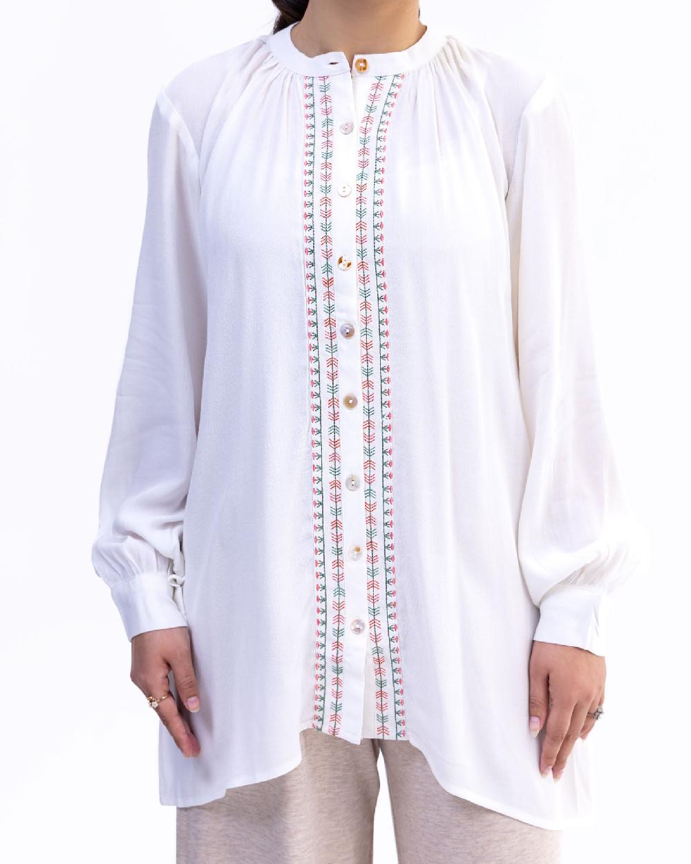 engine Women Mid-Length Top LO4068-00S-WHT