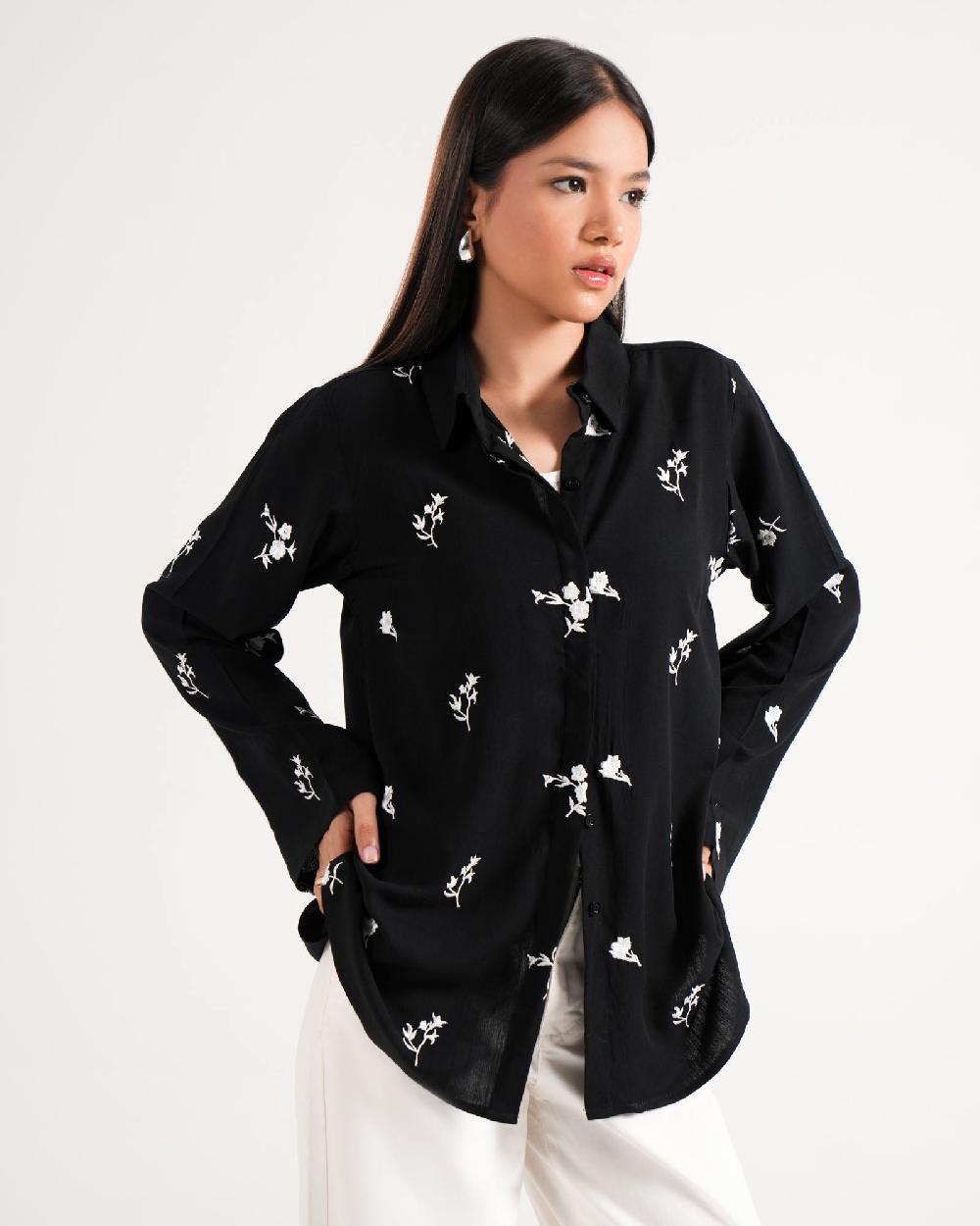 Engine Women Mid-Length Top LO5036-00L-BLK