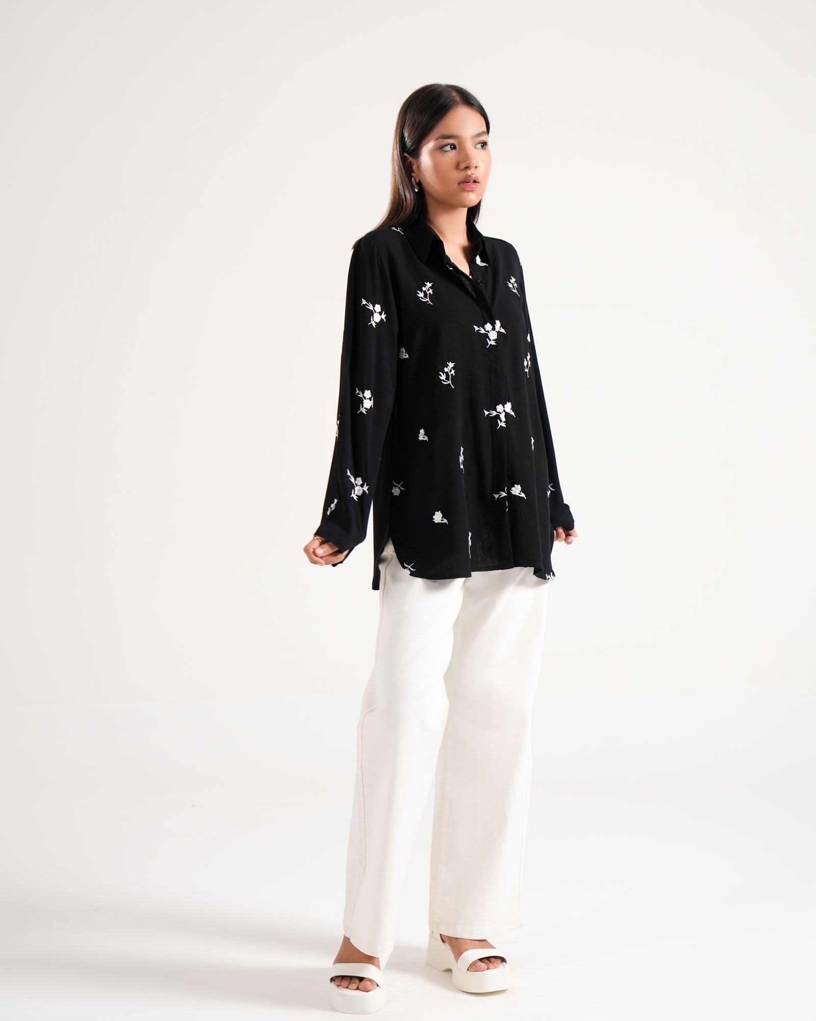 engine Women Mid-Length Top LO5036-00L-BLK