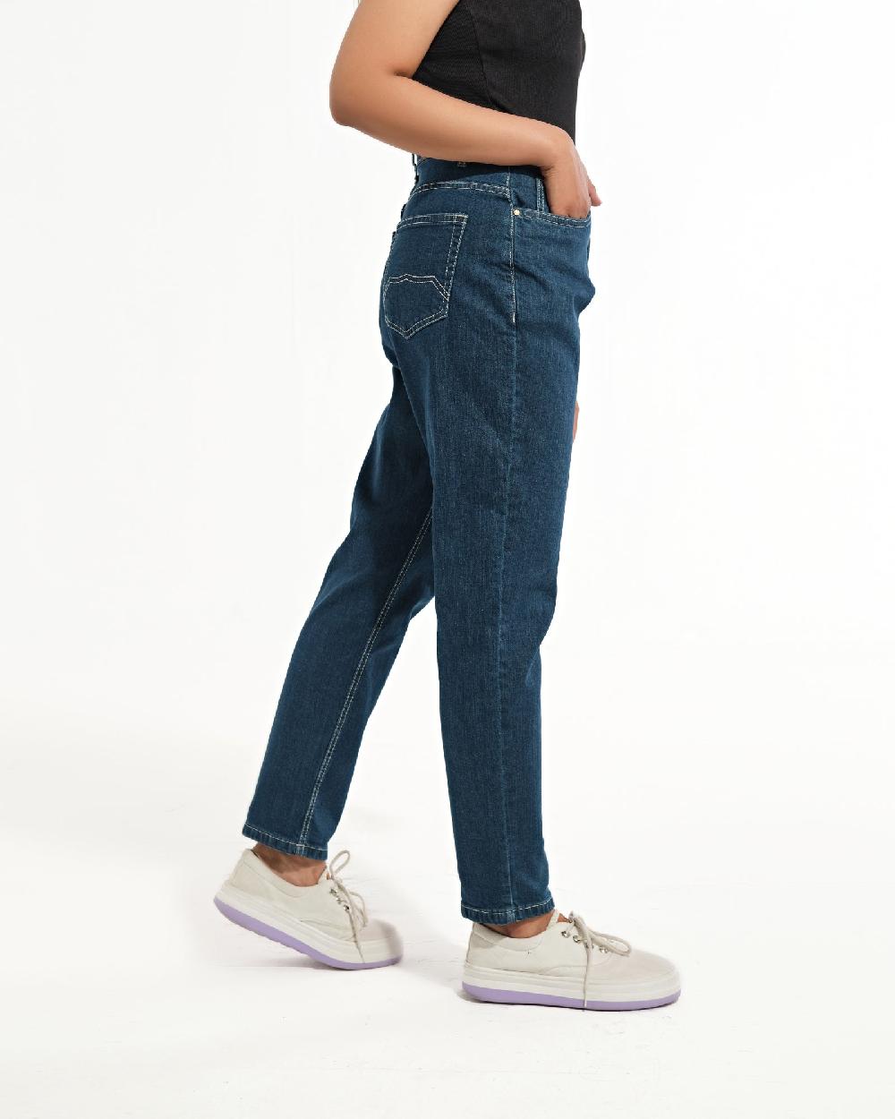 Engine Women Mom Fit Denim LD4007-028-DBU