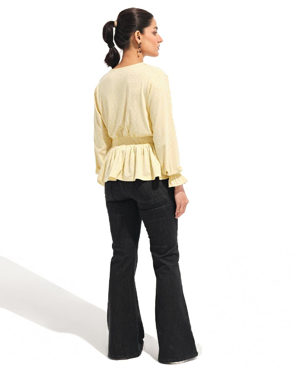 Engine Women Smocking Top LT4021-00S-LIM