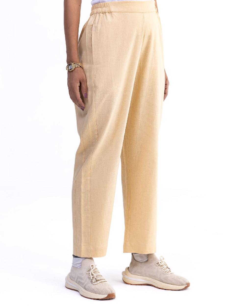 Engine Women Straight Trouser LU5024-00L-BGE