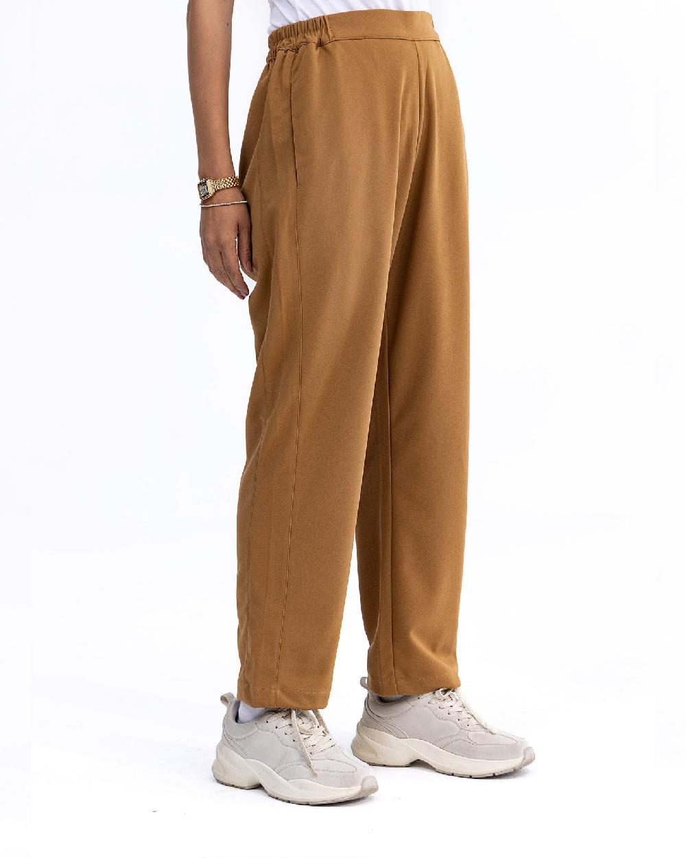 Engine Women Straight Trouser LU5025-00L-BRN