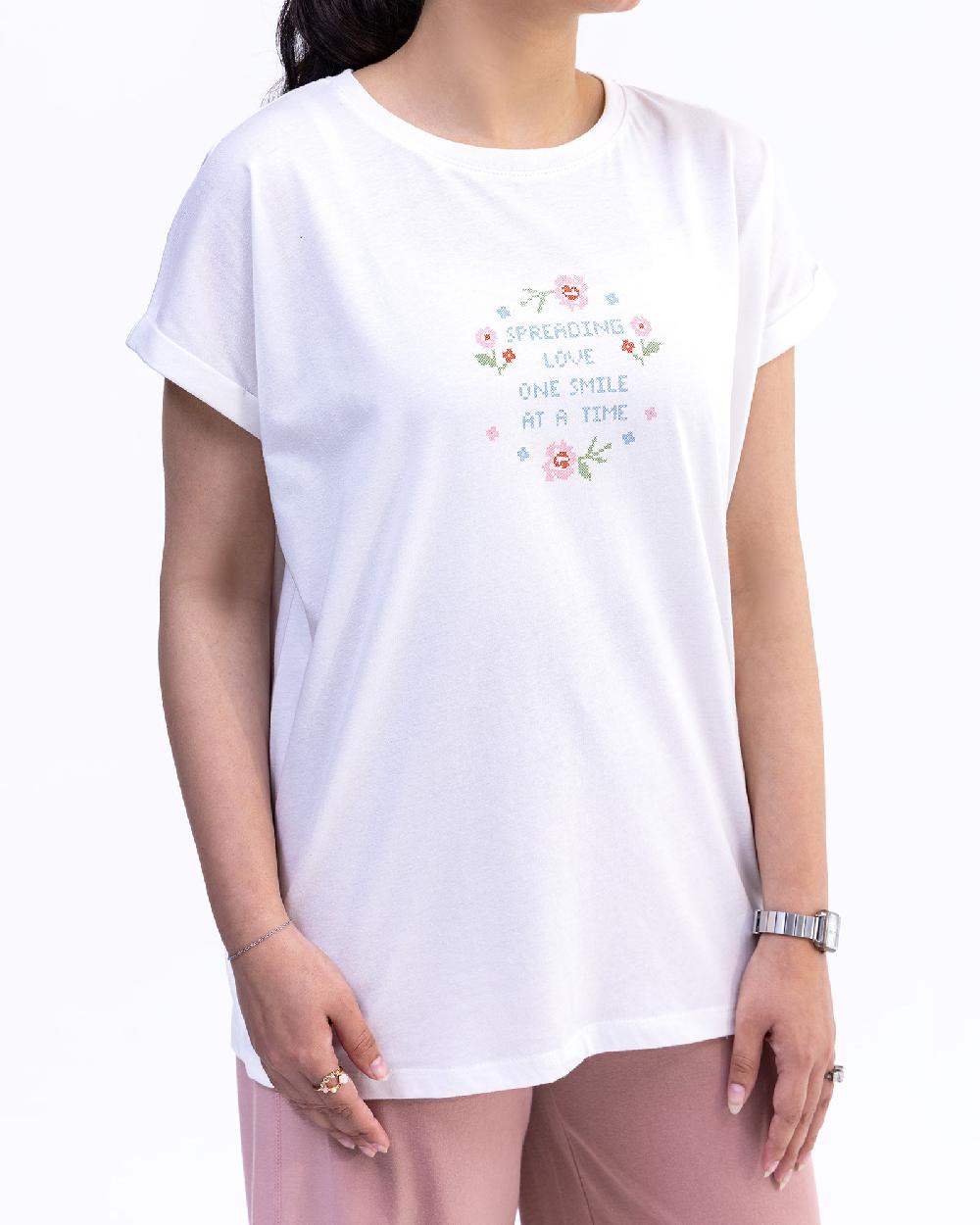 engine Women T Shirt FLT299-00S-WHT