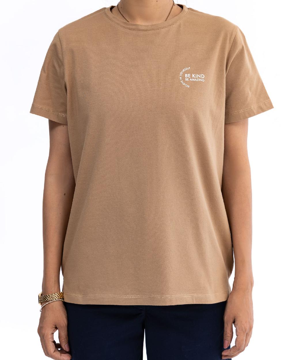 engine Women T Shirt FLT306-00L-KHK