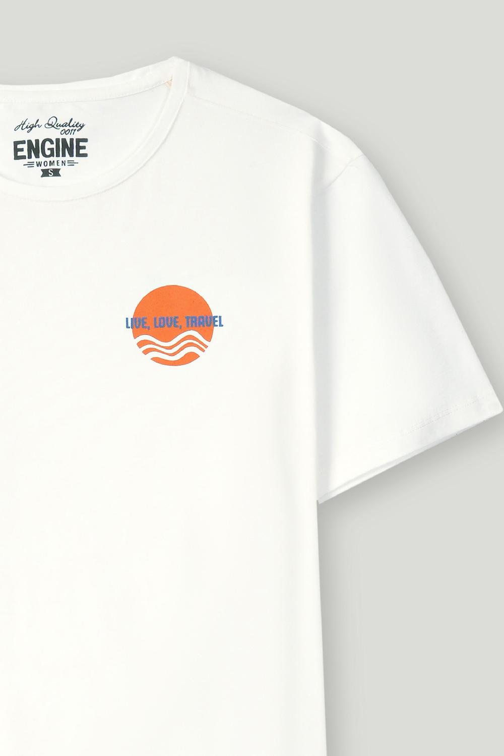Engine Women T Shirt FLT315-00M-WHT