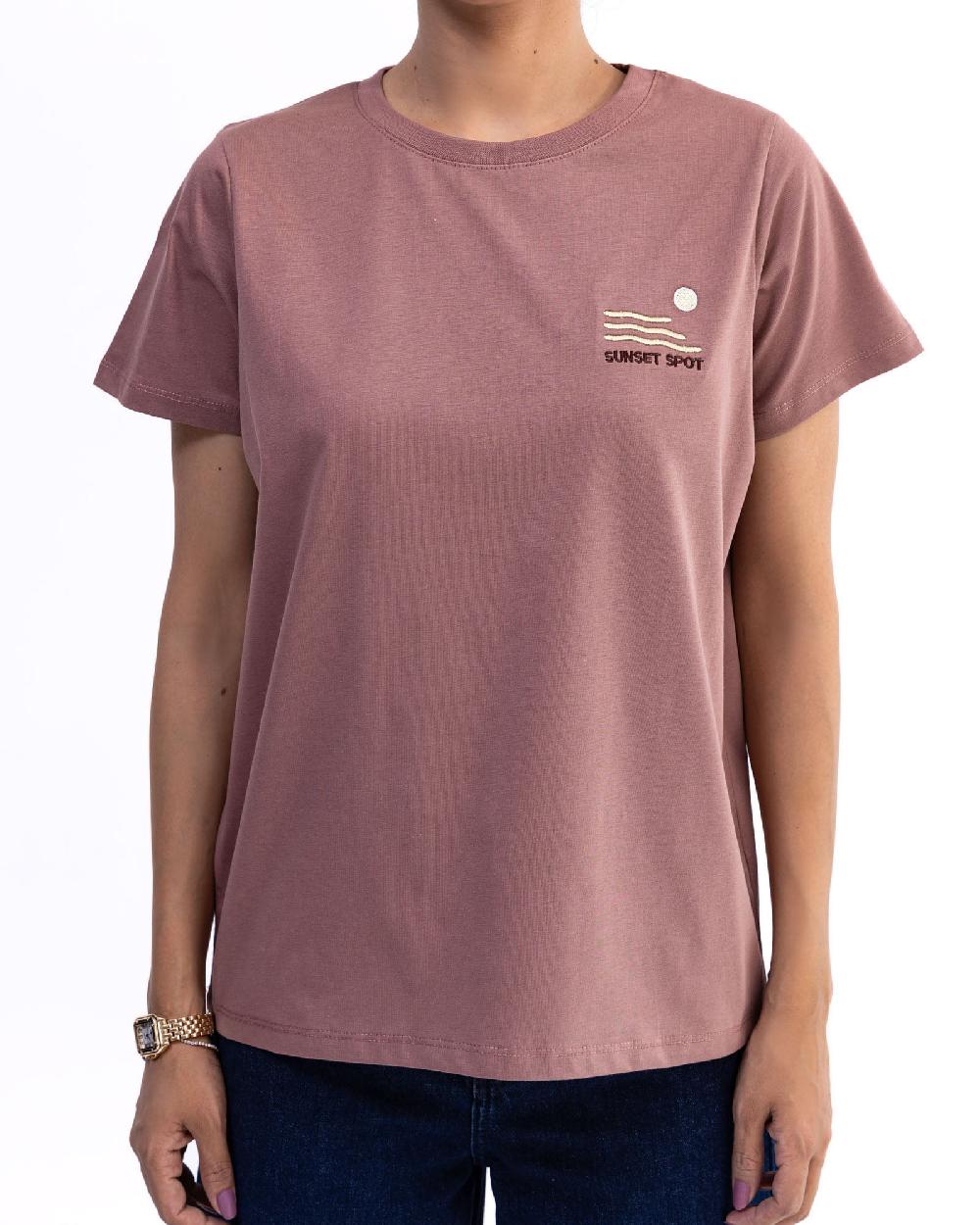 engine Women T Shirt LT5033-00S-BRN