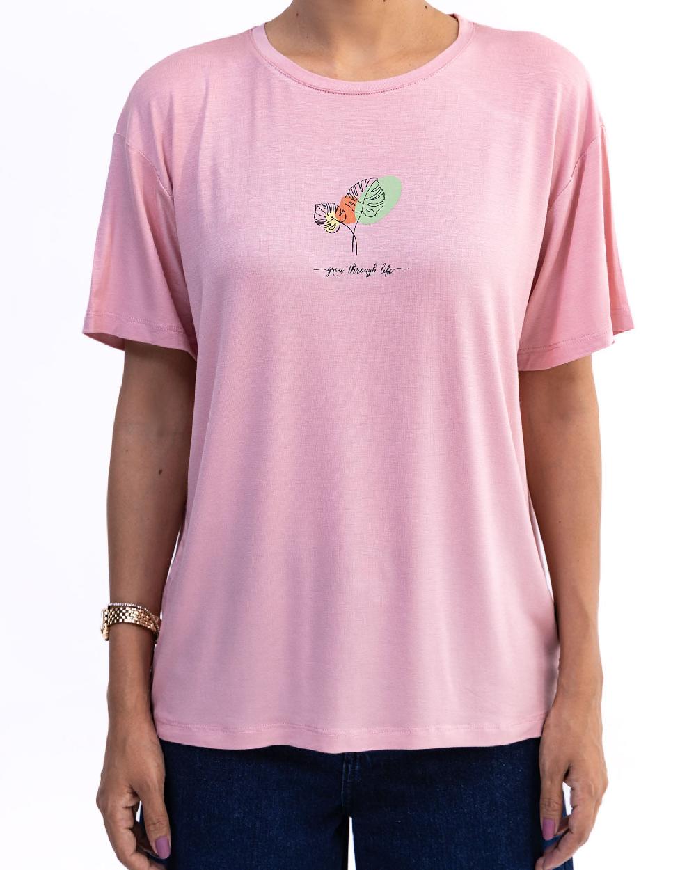 engine Women T Shirt LT5034-00L-PNK