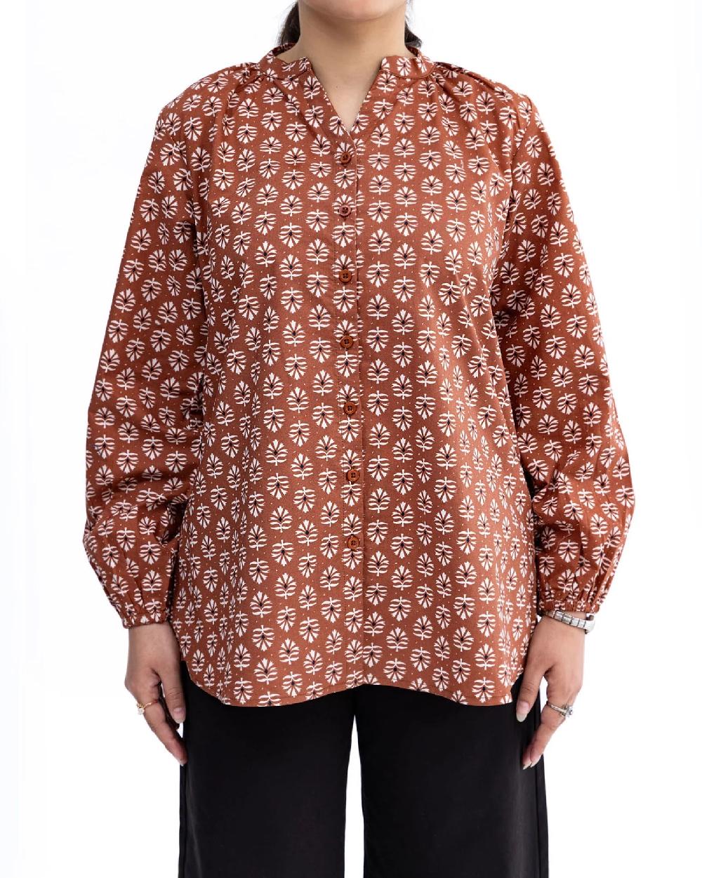 engine Women Top FLO169-00L-BRN