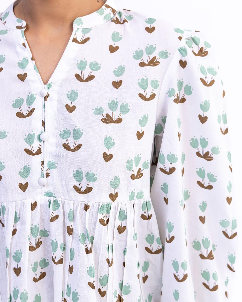 Engine Women Top FLO172-00L-WHT