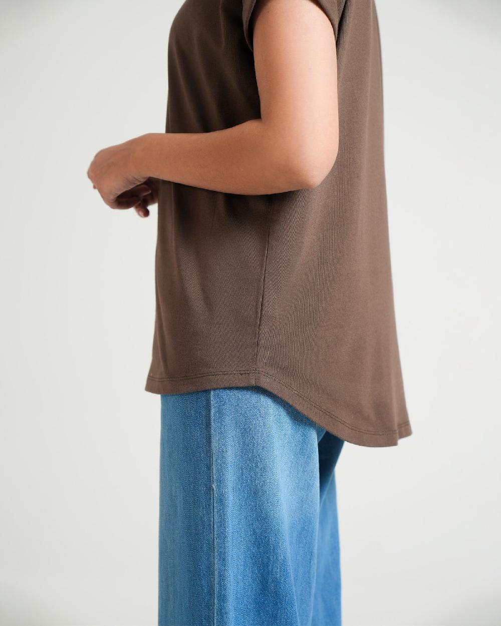 Engine Women Top FLT300-00S-BRN