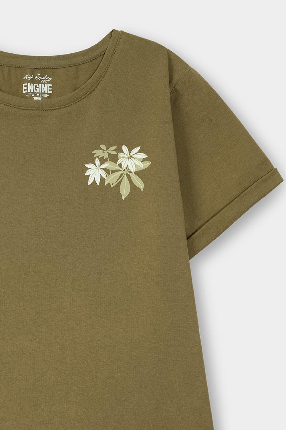 Engine Women Top FLT318-00L-OLV