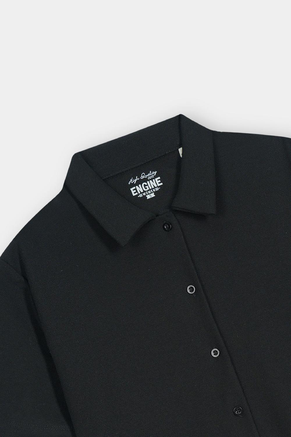 Engine Women Top FLT322-00L-BLK