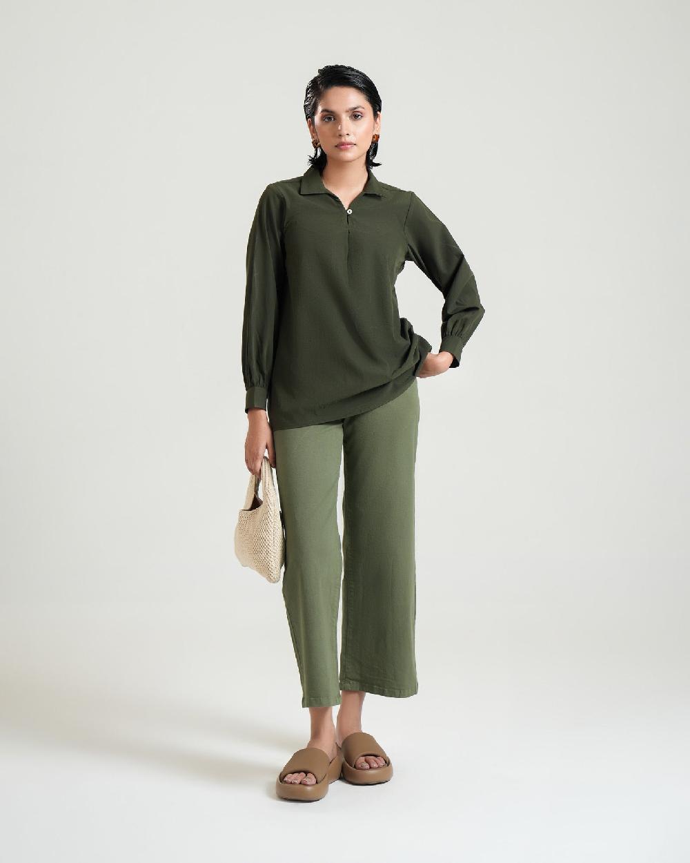 engine Women Top LO5040-00S-OLV