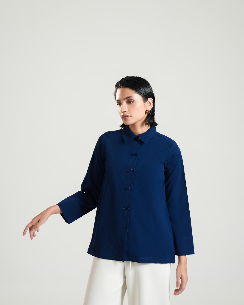 Engine Women Top LO5045-00L-NVY