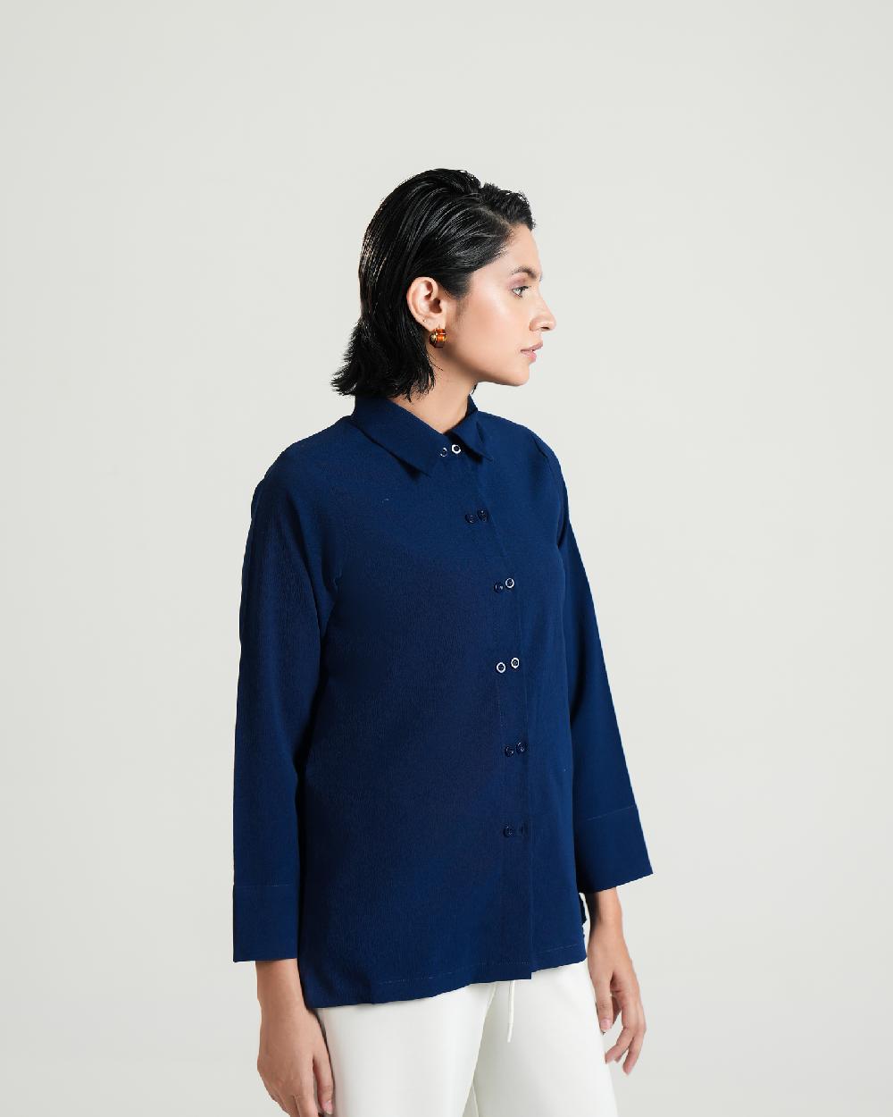 Engine Women Top LO5045-00L-NVY