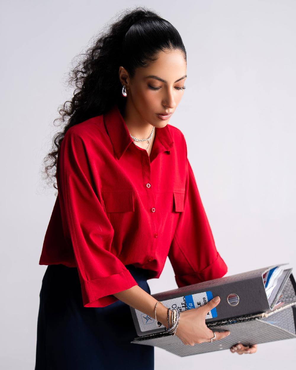 Engine Women Top LO5054-00M-MRN