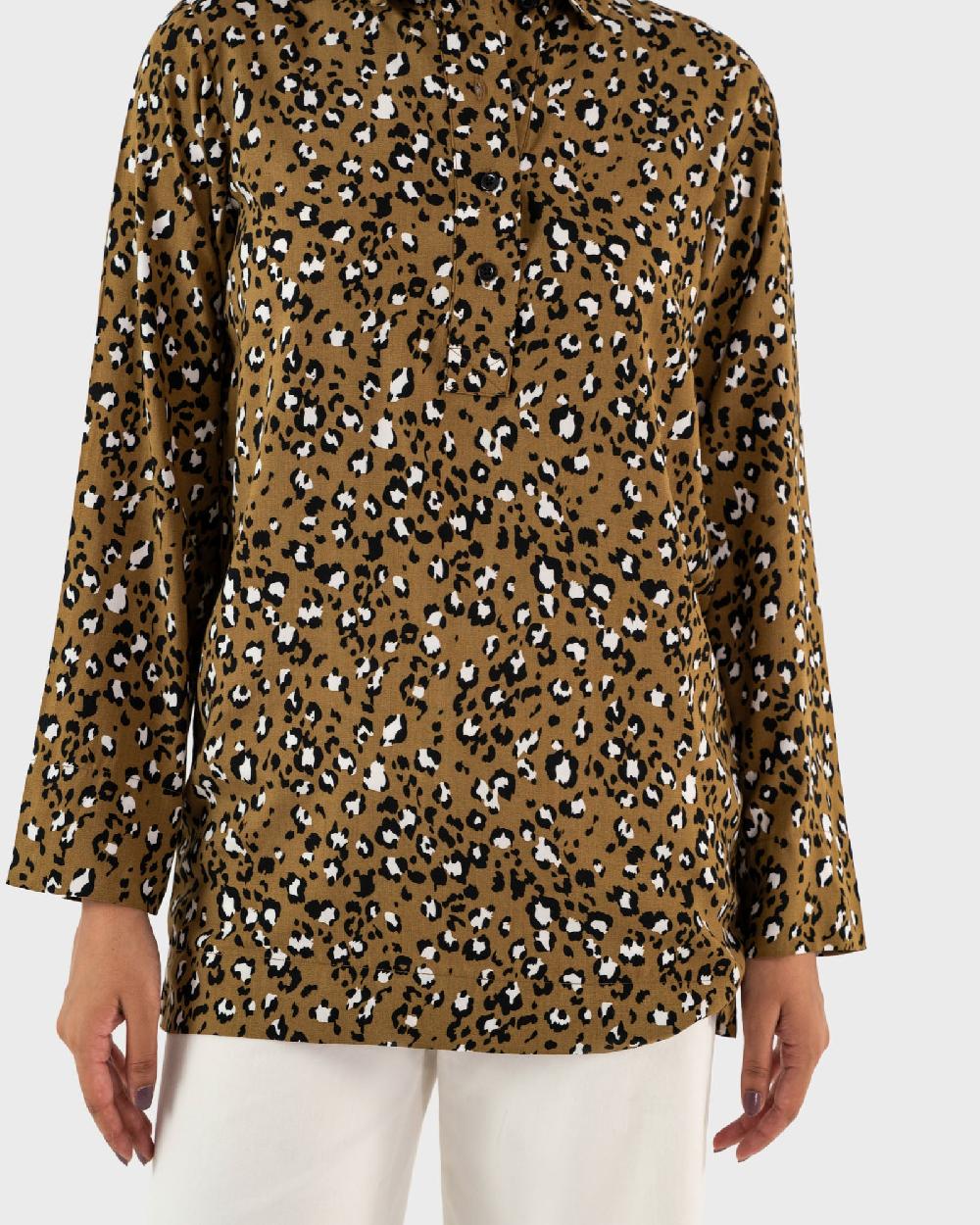 Engine Women Top LO5058-00S-BRN