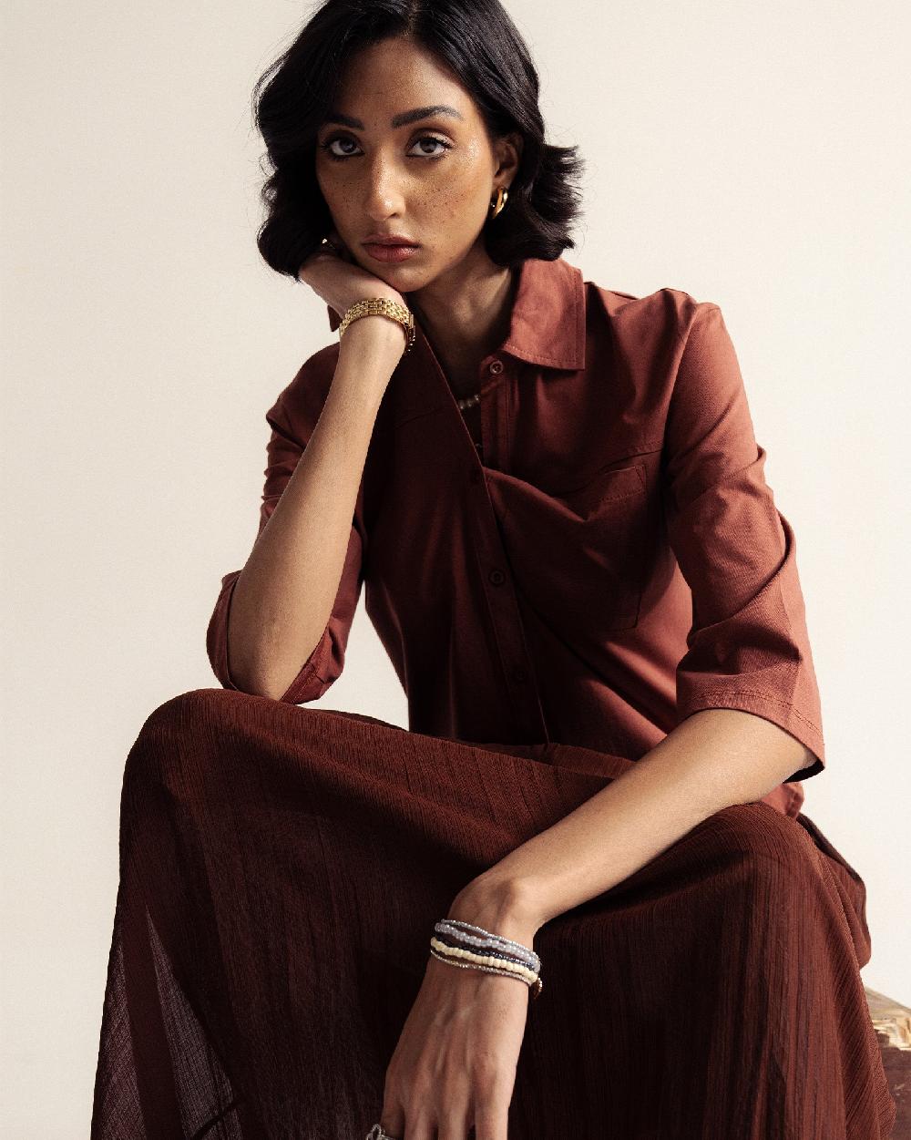 Engine Women Top LT5026-00L-BRN