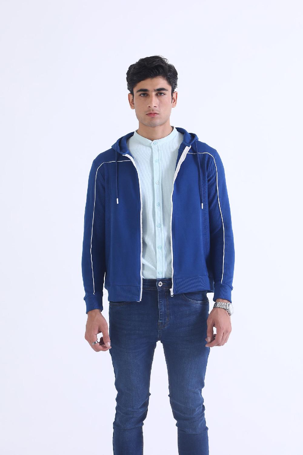 Engine Zip Thru Hoodies MR4019-00M-BLU