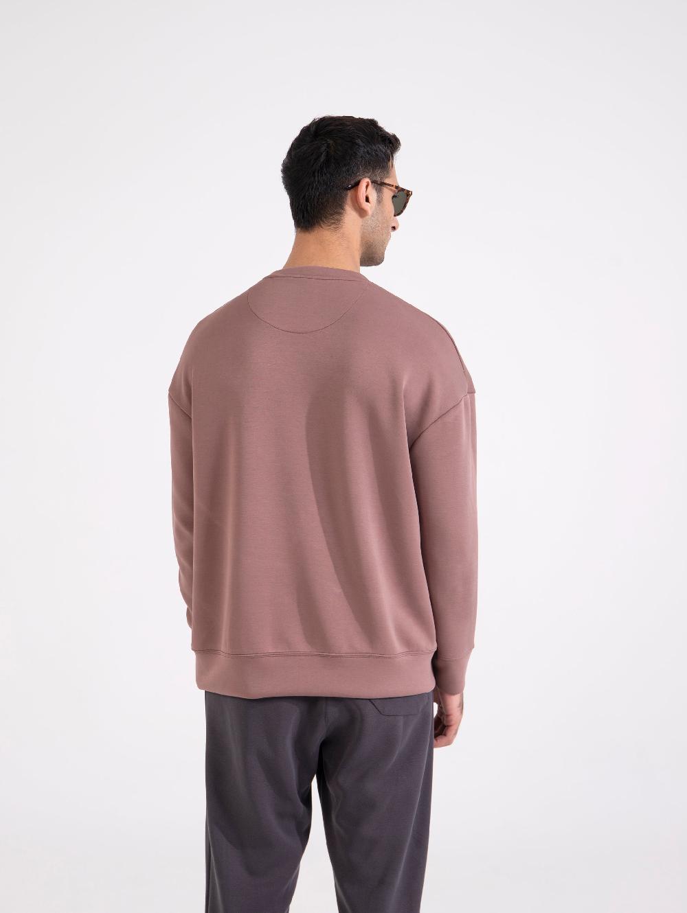 Engine Men Basic Loose Fit Sweatshirt MT4172-00S-TPK