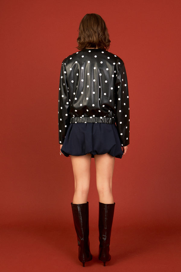 English Factory Balloon Mini Skirt NAVY