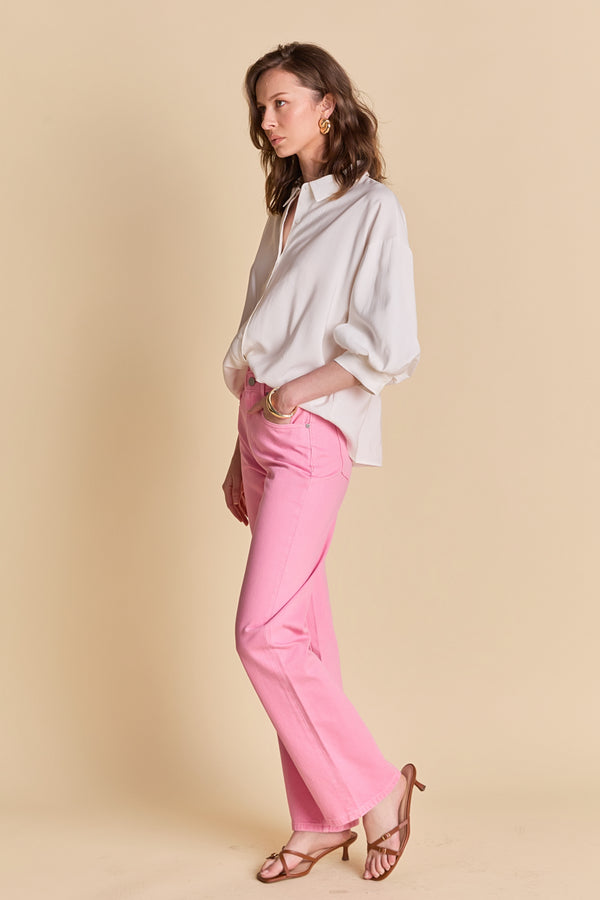 English Factory Balloon Sleeve Blouse WHITE