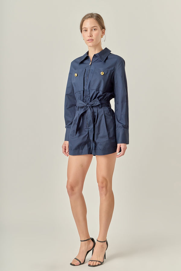 English Factory Big Pocket Jumpsuit NAVY