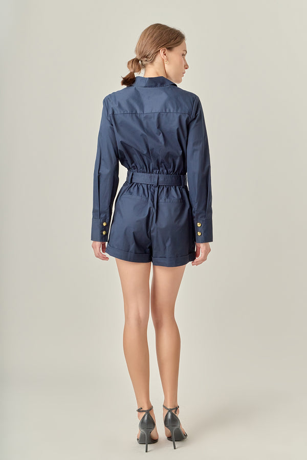 English Factory Big Pocket Jumpsuit NAVY